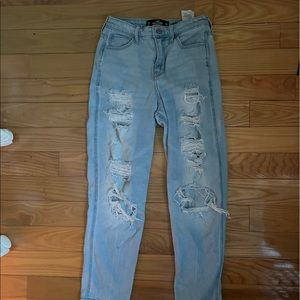 Hollister ultra high rise mom jeans